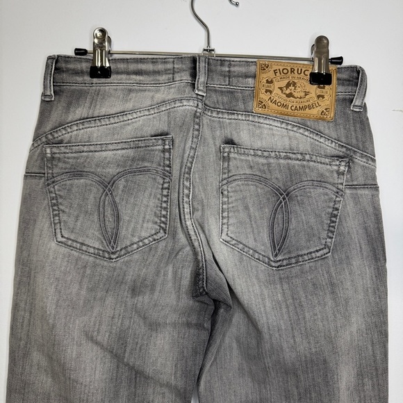 NWT Fiorucci Gray Skinny Jeans Size 24 Made in Tunisia - Picture 4 of 12